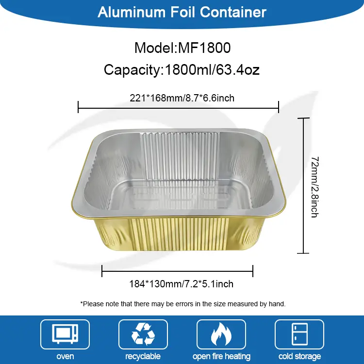 Viên chứa bằng nhôm niêm phong bình phương