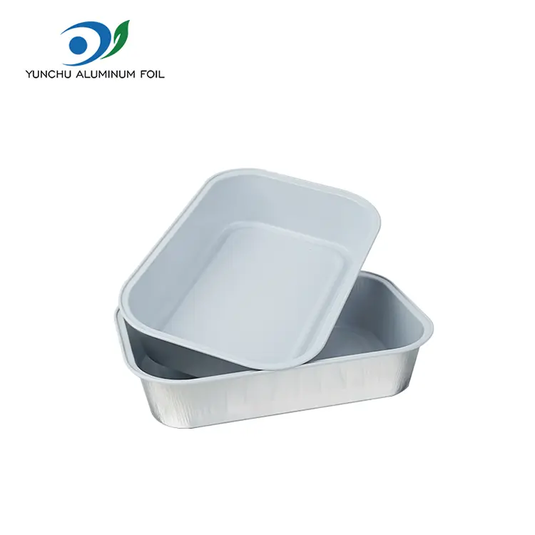 Hộp đựng bằng nhôm của hãng hàng không có nhăn