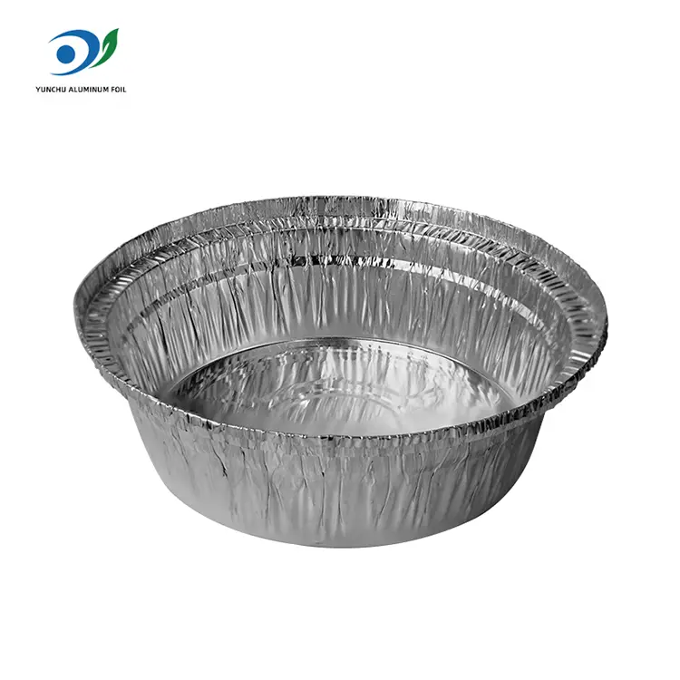 Vùng tròn nồi chiên không khí phục vụ thùng nhôm bạc