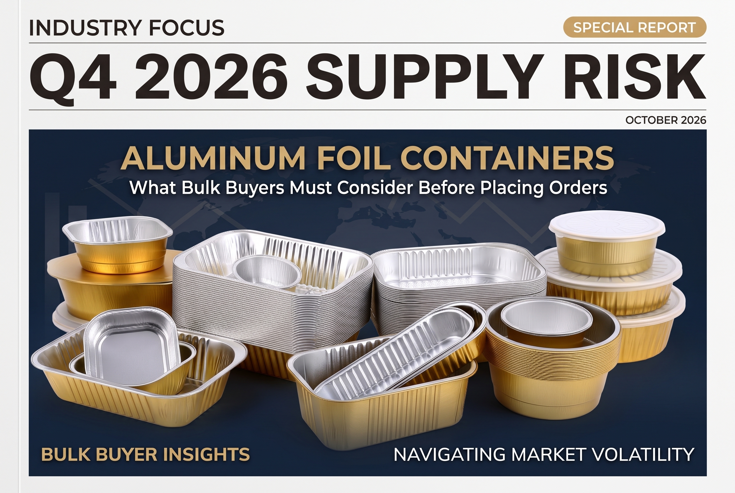 Rủi ro cung cấp container lá nhôm trong quý 4 năm 2026: Người mua số lượng lớn nên kiểm tra những điều gì trước khi đặt hàng Rủi ro cung cấp container lá nhôm trong quý 4 năm 2026: Người mua số lượng lớn nên kiểm tra những điều gì trước khi đặt hàng