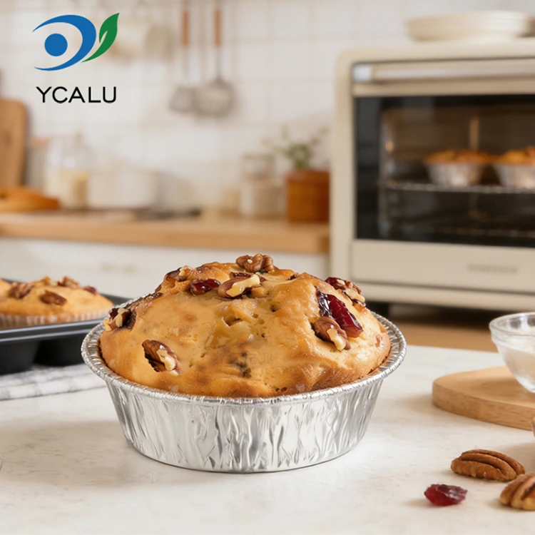 Hộp đựng thức ăn bằng nhôm lá bạc dùng một lần nướng không khí