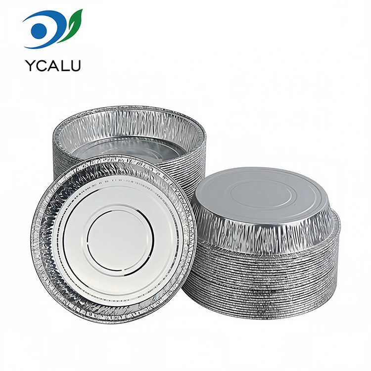 Hộp đựng giấy nhôm bạc nướng tròn dùng một lần