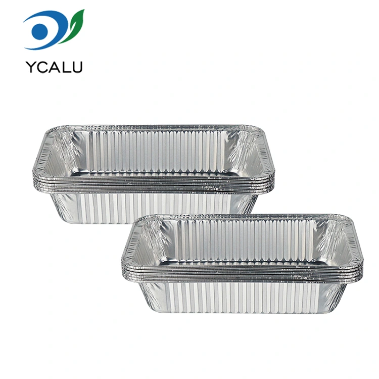 Lò nướng bạc dùng một lần Nồi chiên không khí bằng nhôm bạc Hộp đựng thực phẩm