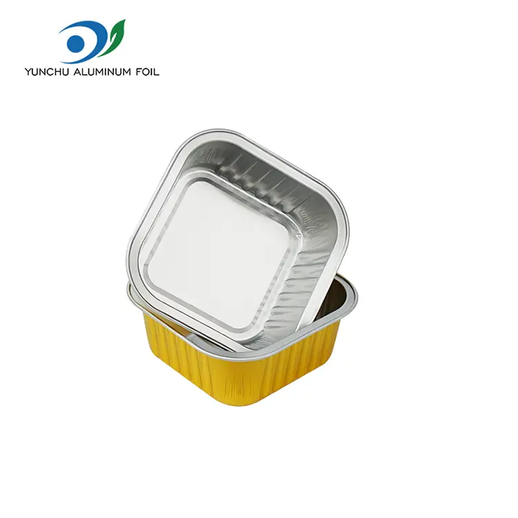 Cốc nướng bánh hình vuông dùng một lần Cốc nướng bánh hình vuông dùng một lần