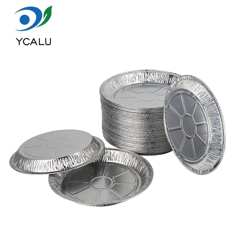 Lò nướng không khí thân thiện với môi trường Hộp đựng thức ăn bằng nhôm bạc