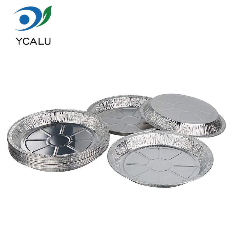 Lò nướng không khí thân thiện với môi trường Hộp đựng thức ăn bằng nhôm bạc