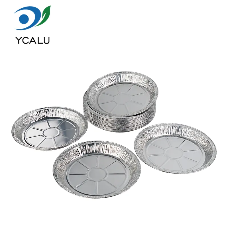 Lò nướng không khí thân thiện với môi trường Hộp đựng thức ăn bằng nhôm bạc