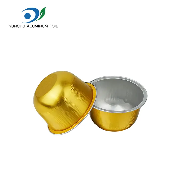 Hộp đựng thực phẩm bằng giấy bạc tròn chịu lực cao dùng cho lò nướng và phục vụ ăn uống