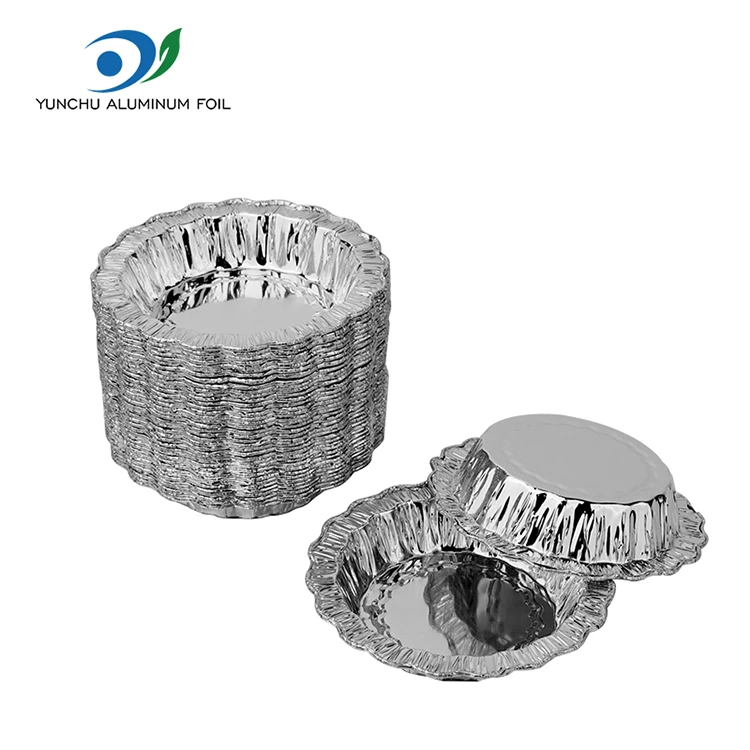 Bánh nướng ren tròn Hộp đựng bằng nhôm bạc