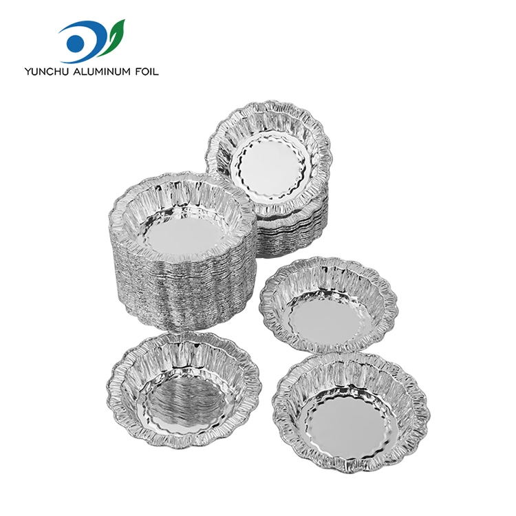 Bánh nướng ren tròn Hộp đựng bằng nhôm bạc