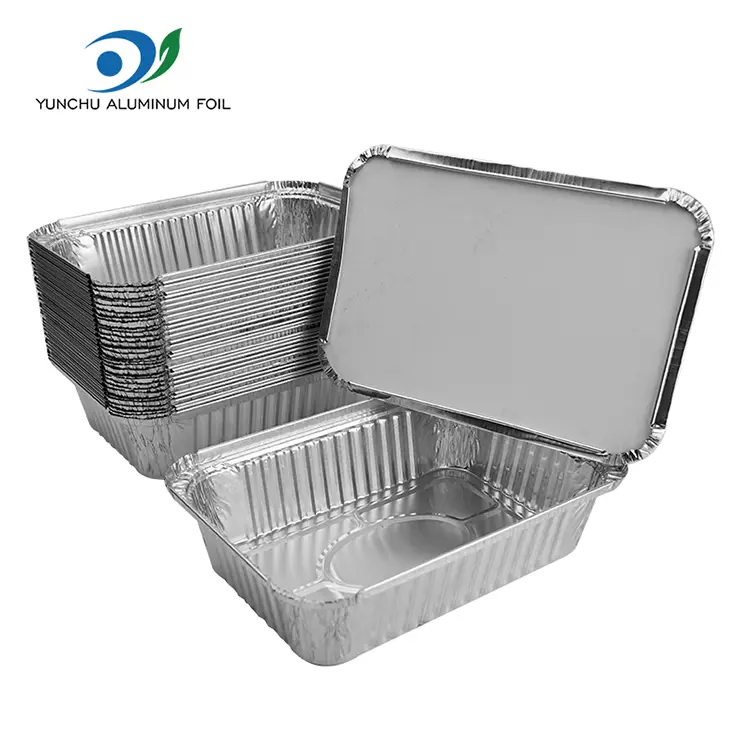 Hộp đựng giấy nhôm bằng không khí hình chữ nhật