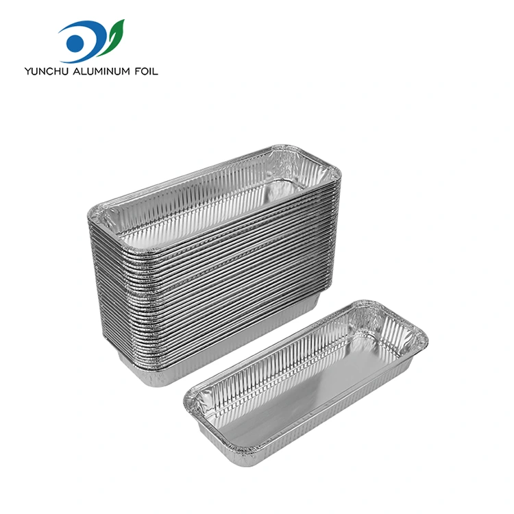 Hộp đựng bánh mì nướng bằng bạc hình chữ nhật
