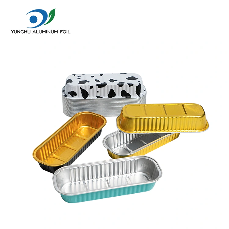 Bánh nướng hình chữ nhật nhôm nhôm nhôm hộp đựng Bánh nướng hình chữ nhật nhôm nhôm nhôm hộp đựng