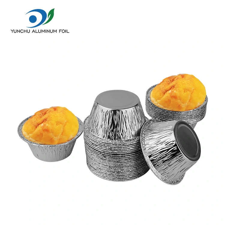 Bánh tròn Bánh Bánh Silver Aluminum Foil Food Container