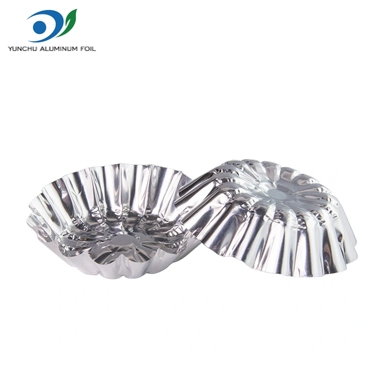 Trứng tròn Tart Đồ chơi nướng Bạc Bạc Nhôm Thức ăn Thực phẩm