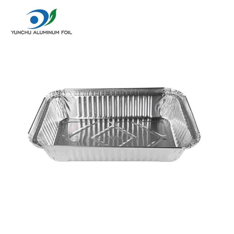 Hộp đựng bằng nhôm bạc tròn cho nồi chiên không khí