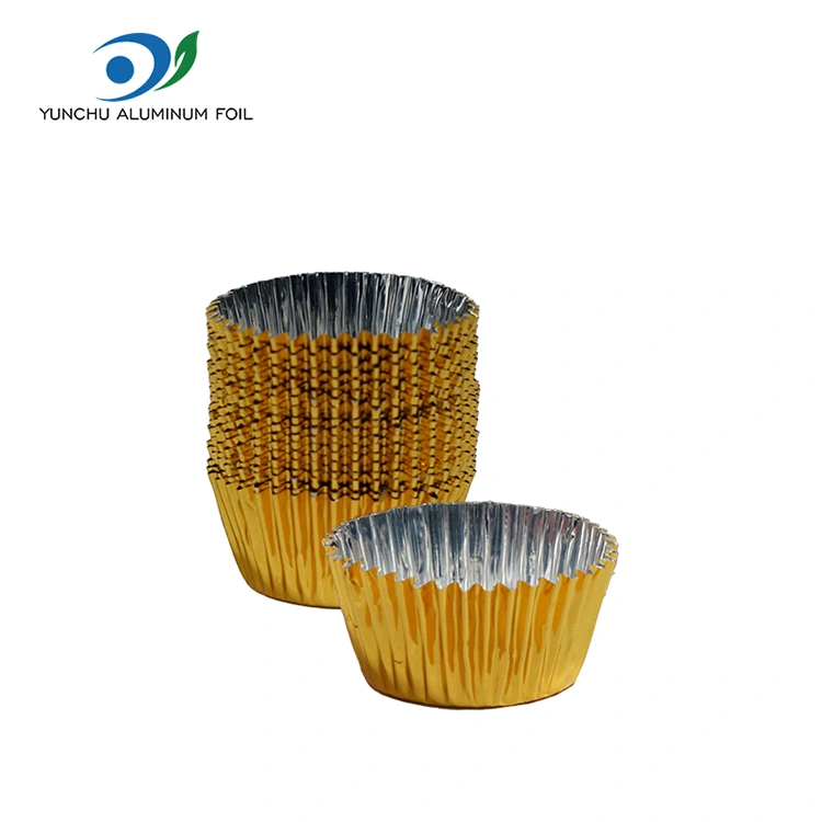 Vòng tròn nhỏ nướng bánh hộp đựng thức ăn bằng nhôm bạc