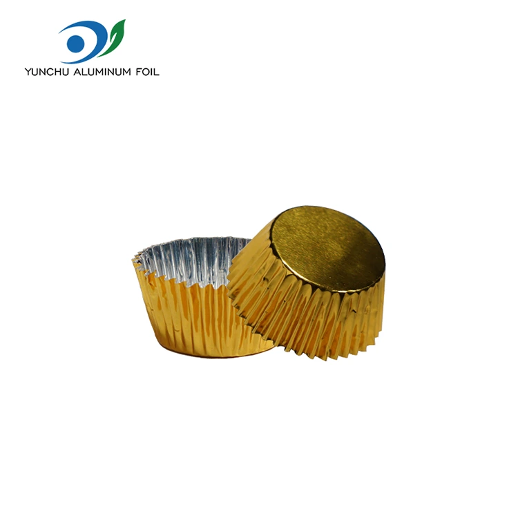 Vòng tròn nhỏ nướng bánh hộp đựng thức ăn bằng nhôm bạc